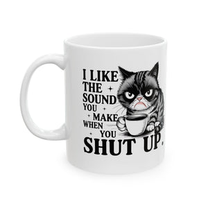 Funny attitude  Cat coffee Mug - Perfect Gift for Cat Lovers, Coffee Lovers Humor