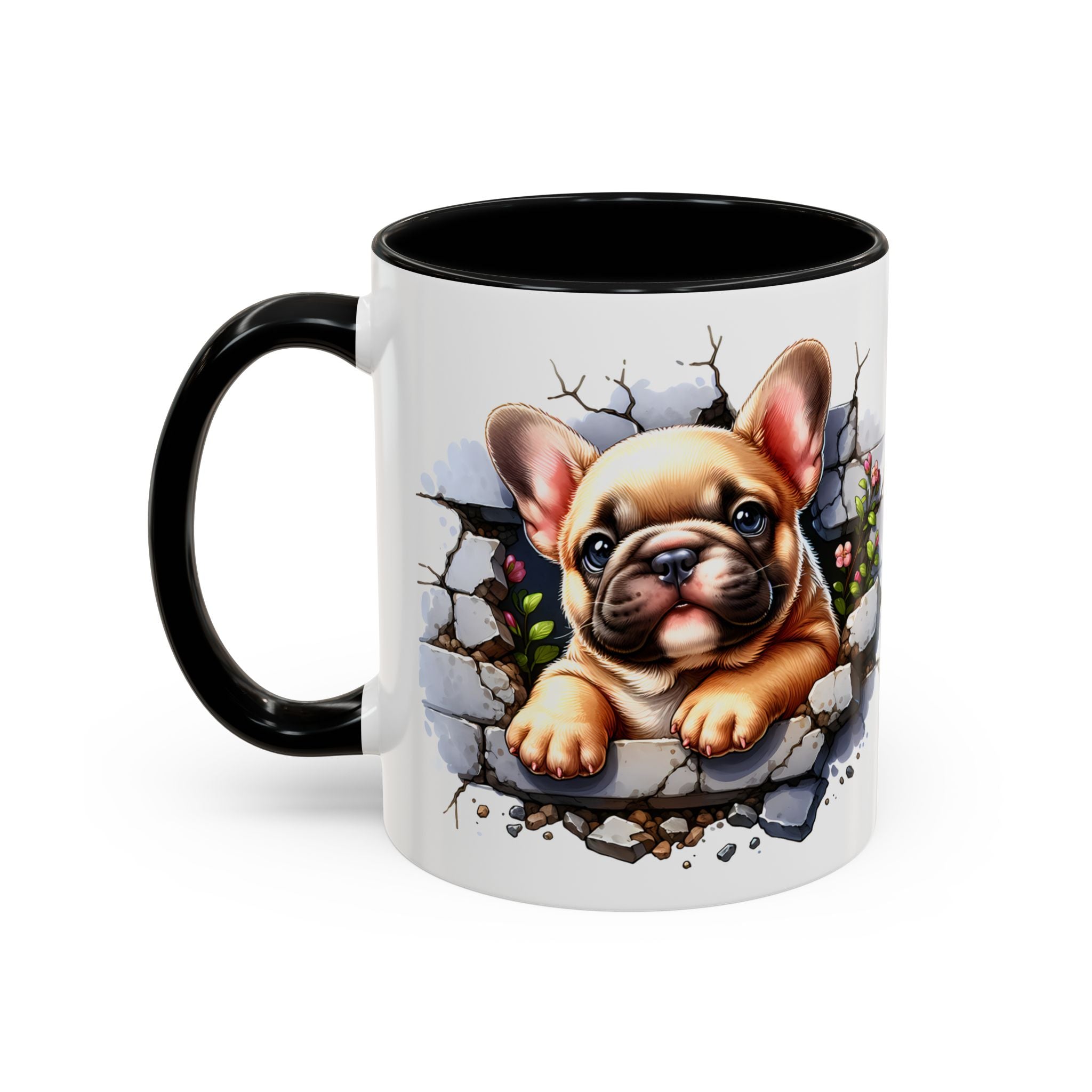 Charming Dog-Themed Coffee Mug, Perfect for Pet Lovers, Gift for Dog Owners, Cute French Bulldog Art, Ideal for Birthdays and Holidays