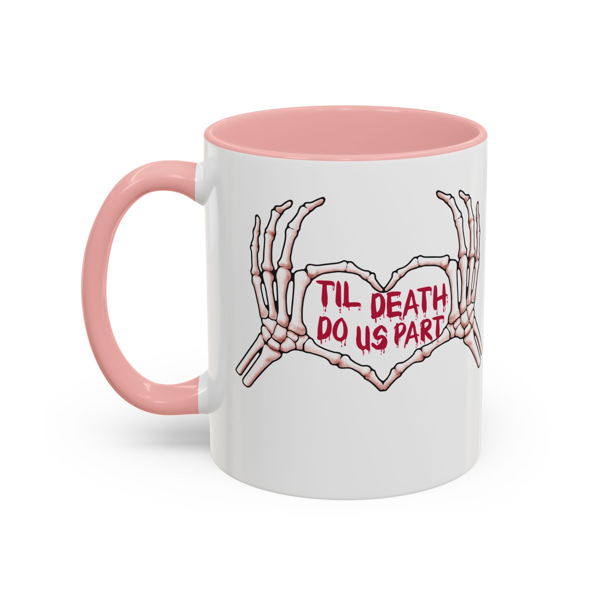Til Death Do Us Part Skeleton Hands Coffee Mug