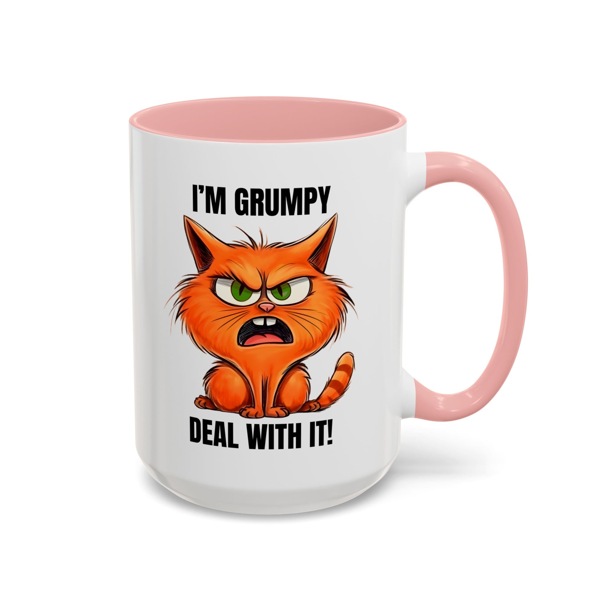 Grumpy Cat Coffee Mug, Funny Cat Mug, Gift for Cat Lovers, Office Coffee Cup, Humor Mug, 11oz 15oz