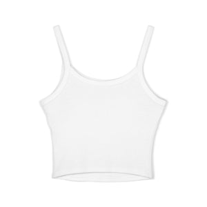 Funny Cat Women's Spaghetti Strap Tank Top - "Let That Sh*t Go" Design