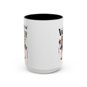 Witchy Accent Coffee Mug - Spooky Halloween Mug, Witchy Decor, Gift for Her, Fall Coffee Cup, Party Mug