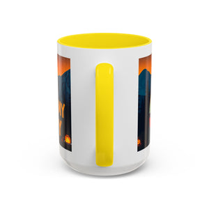Camping Therapy Mug - Adventure Lover's Coffee Cup, Gift for Campers, Hiking Drinkware, Outdoorsy Coffee Mug, Nature Lover's Cup