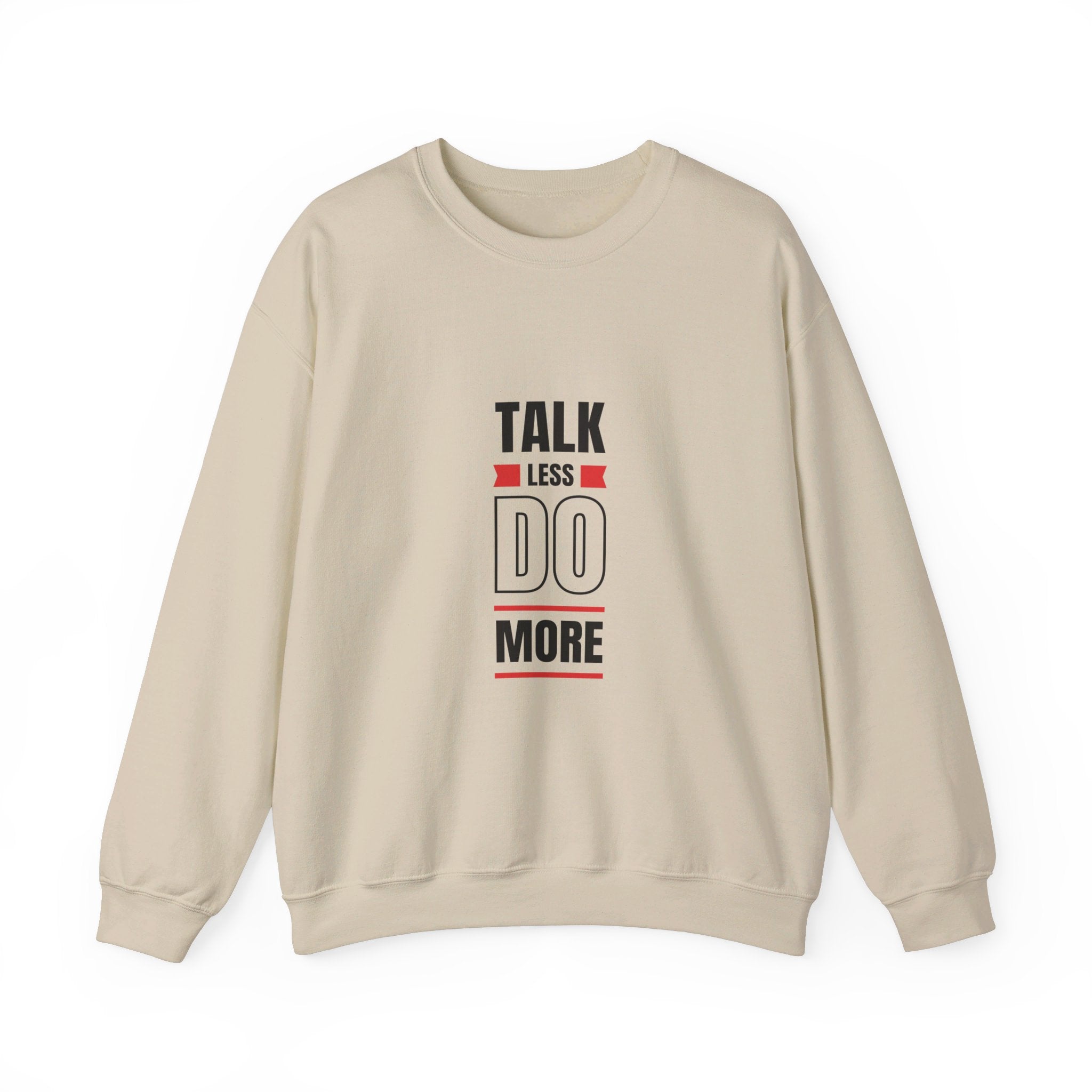Talk less do more Unisex Heavy Blend™ Crewneck Sweatshirt personalized products