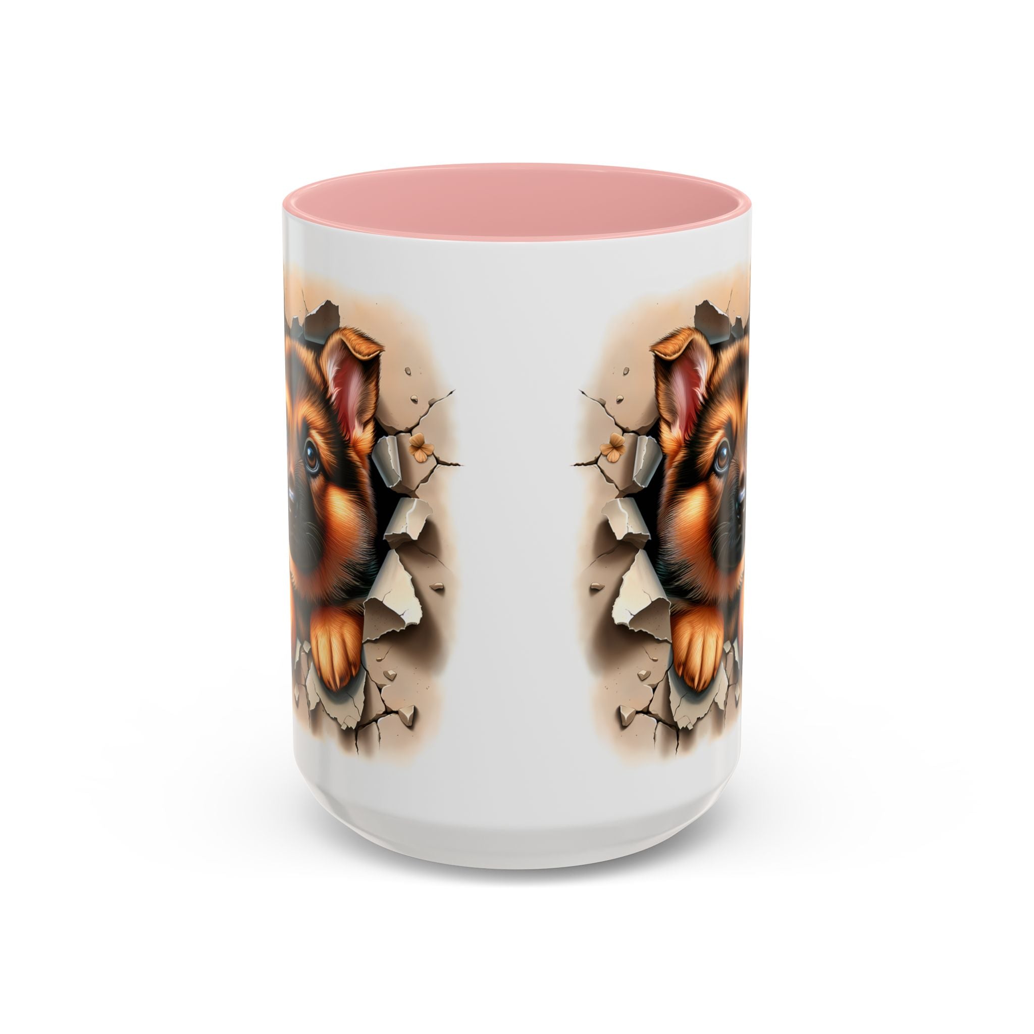 German Shepherd Accent Coffee Mug | Dog Lover Gift, Tasty Hot Beverage Cup, Pet Themed Kitchenware, Animal Adoption Cup, Unique Pet Gift