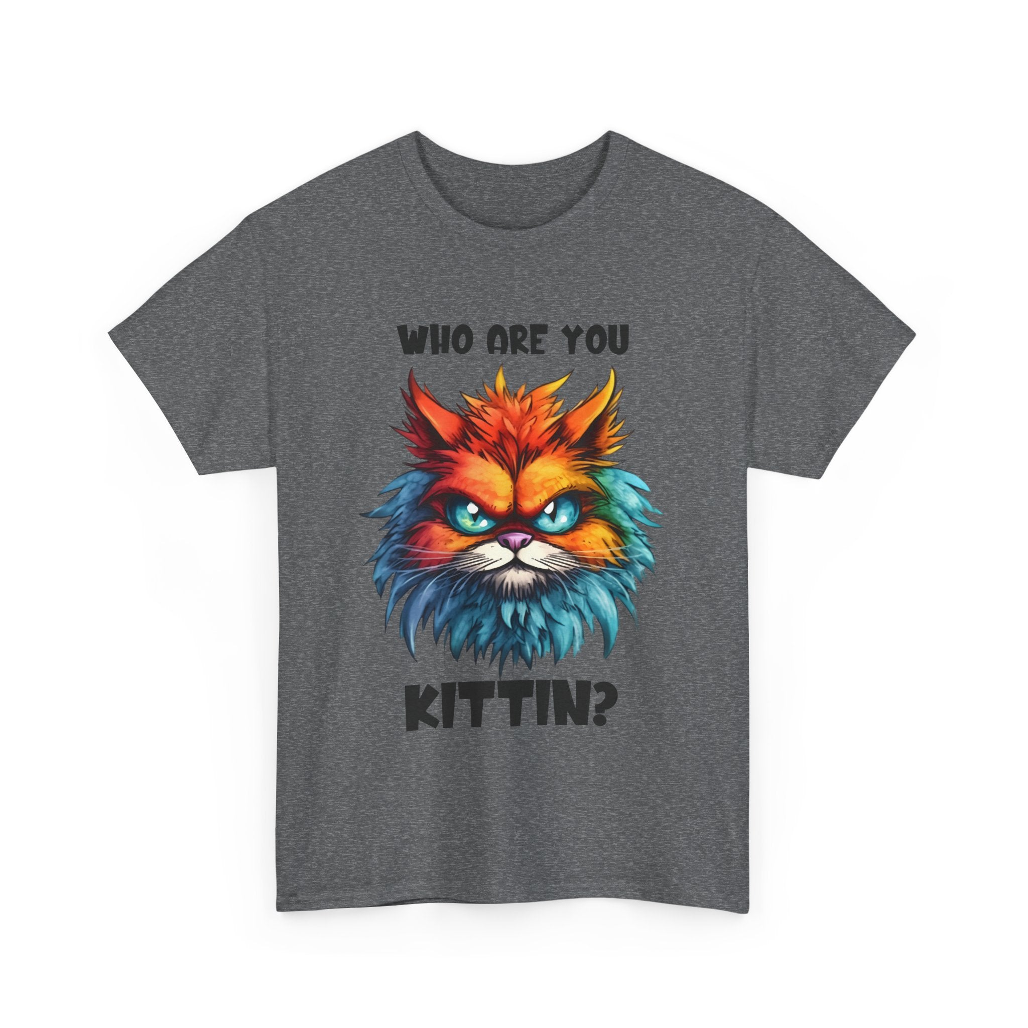 sarcasm  Cat Tee - Who Are You Kittin? Shirt, Funny Cat T-Shirt, Pet Lover Gift, Animal Lover Apparel, Birthday Gift Idea