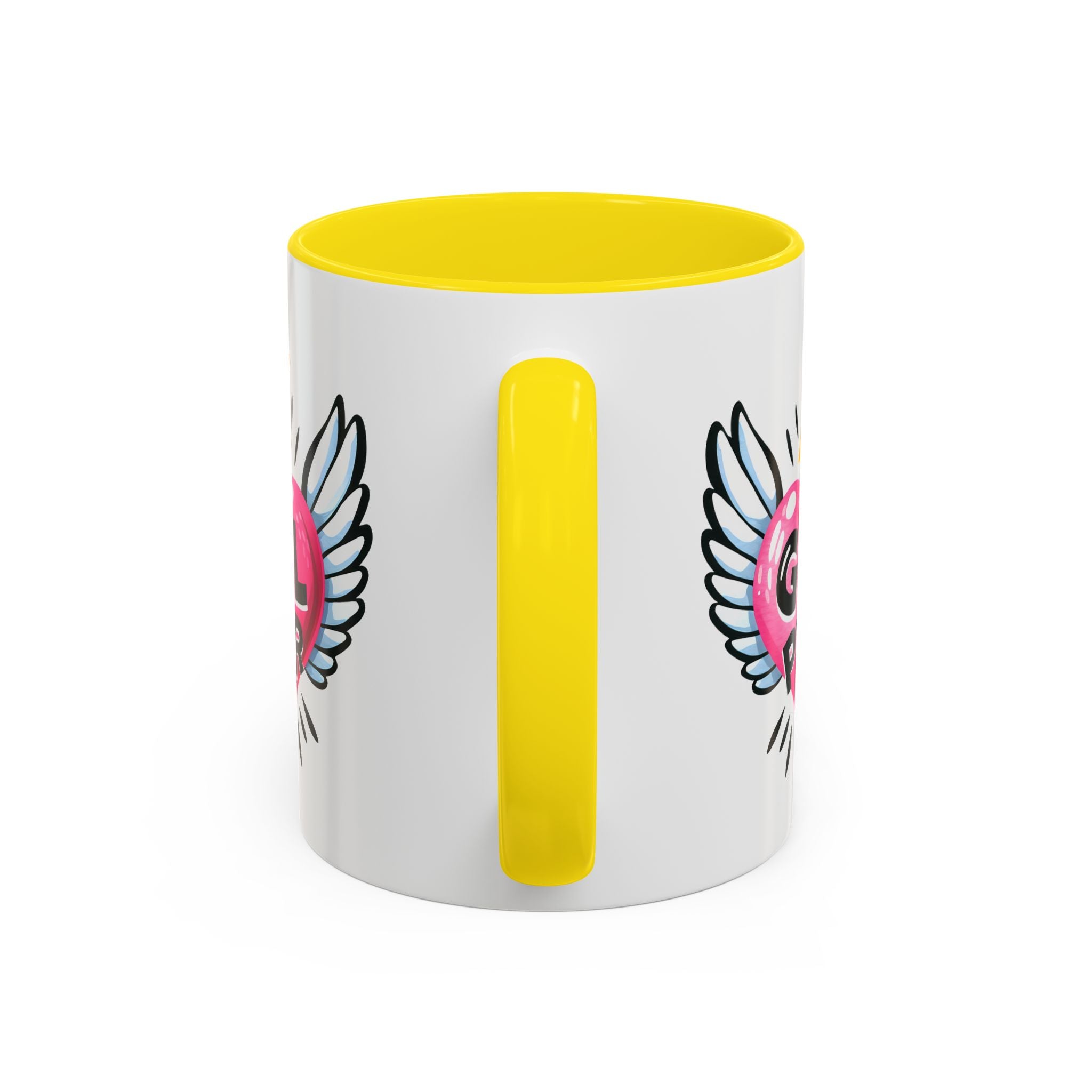 Empowering Heart Coffee Mug | Inspirational Gift for Women, GRL PWR Mug, Cute Kitchen Decor, Unique Friendship Gift, Motivational Coffee Cup