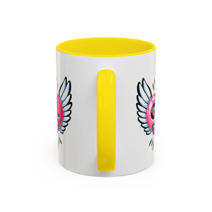 Empowering Heart Coffee Mug | Inspirational Gift for Women, GRL PWR Mug, Cute Kitchen Decor, Unique Friendship Gift, Motivational Coffee Cup