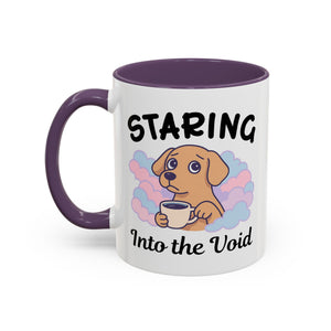 Cute Dog Coffee Mug for Animal Lovers, Staring Into the Void, Fun Gift for Pet Owners, Coffee Lovers, Cute Kitchen Decor