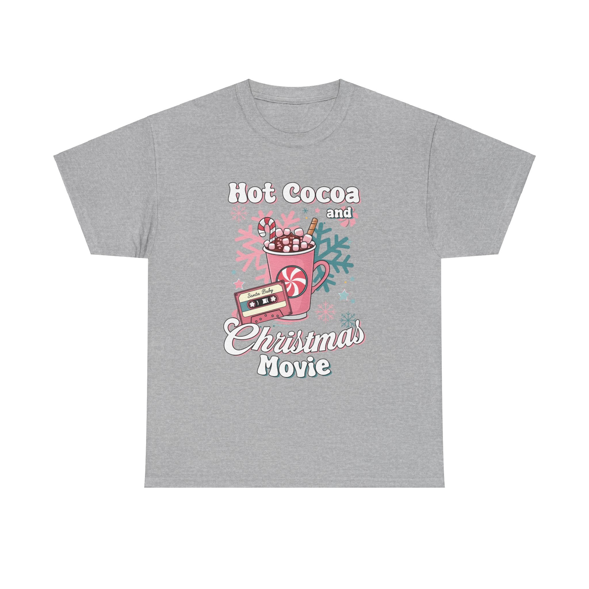 hot cocoa and christmas movie Unisex Heavy Cotton Tee