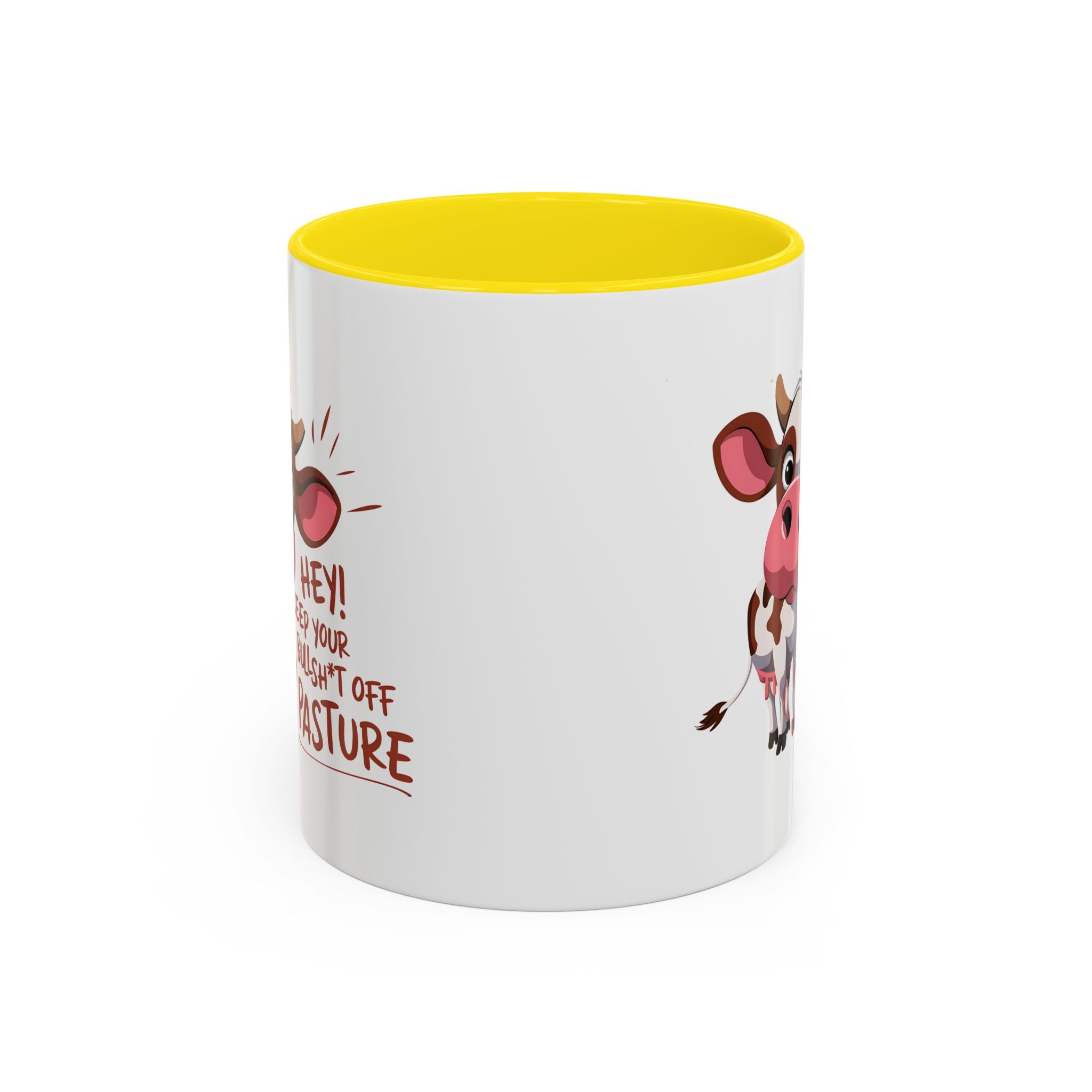 Funny Cow Coffee Mug – Perfect Gift for Farmers, Cow Lovers, Humor Fans, Cute Kitchen Decor, Office Coffee Cup
