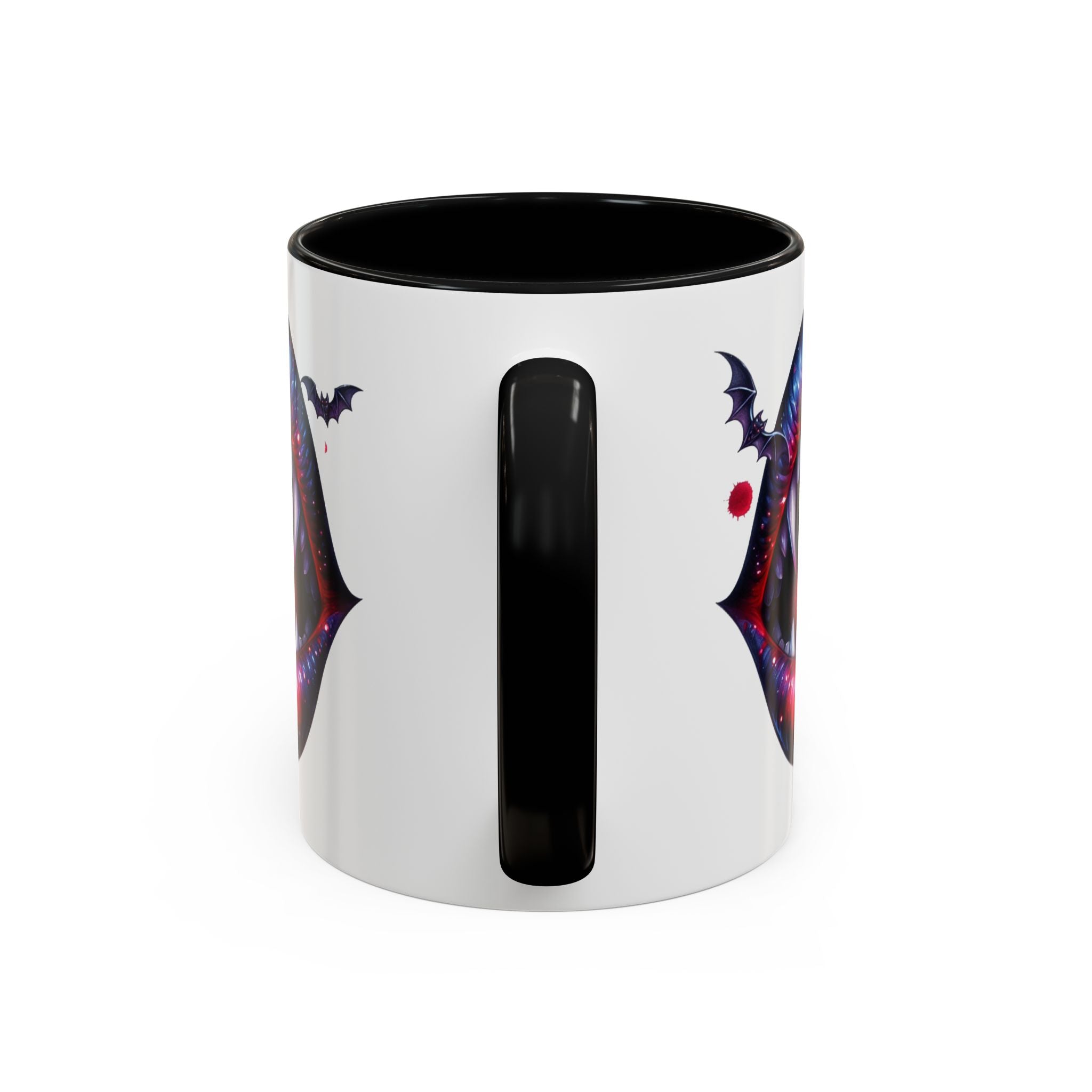 Vampire Lips Coffee Mug, Gothic Drinkware, Halloween Gift, Spooky Kitchen Decor, Vampires, Halloween Party Accessories
