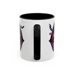 Vampire Lips Coffee Mug, Gothic Drinkware, Halloween Gift, Spooky Kitchen Decor, Vampires, Halloween Party Accessories