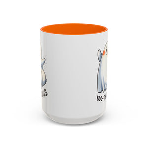 Cute Ghost Coffee Mug, Halloween Mug, Boo-tiful Gift, Funny Coffee Cup, Spooky Drinkware, Ghost Lovers Gift