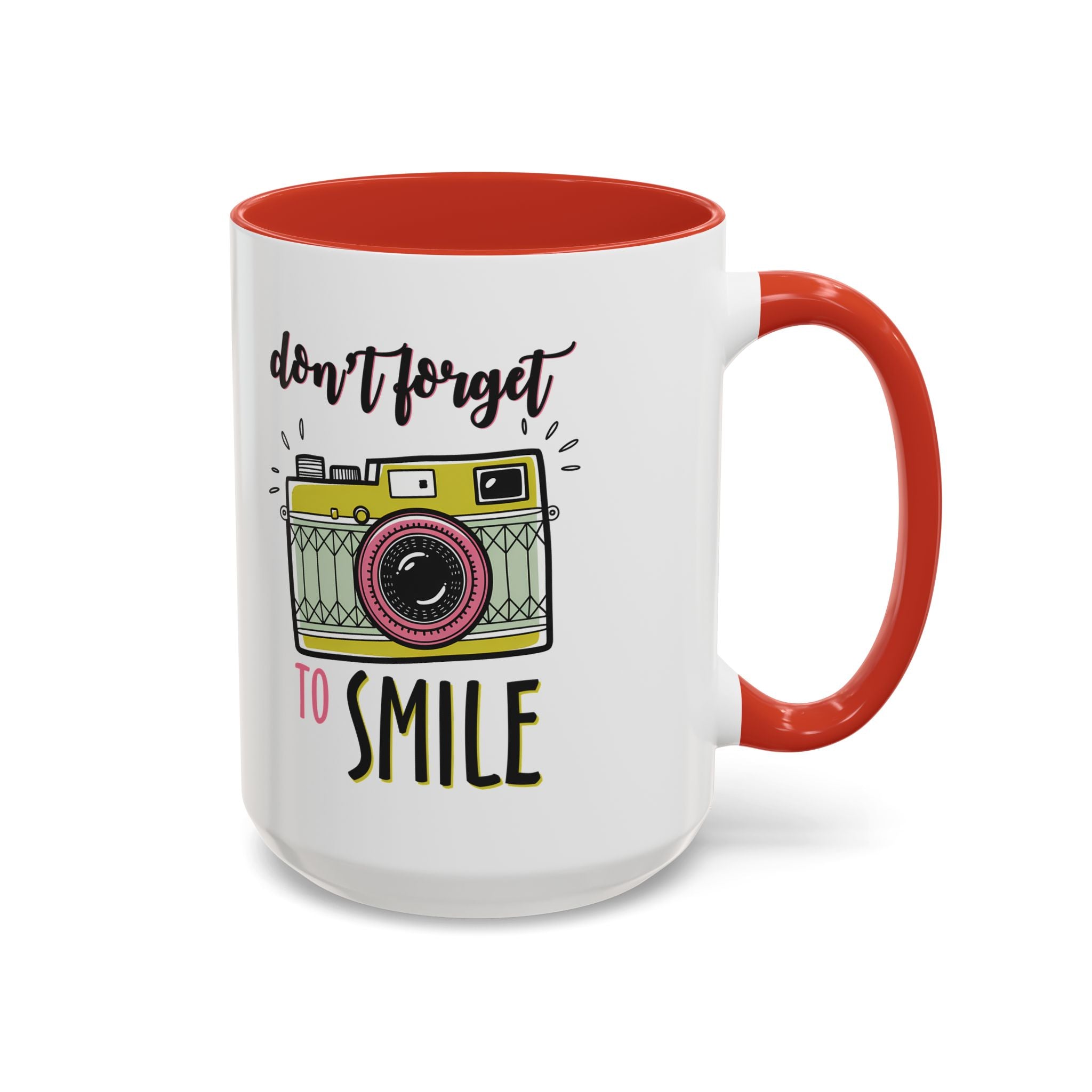 Inspirational Coffee Mug - 'Don't Forget to Smile' mental health