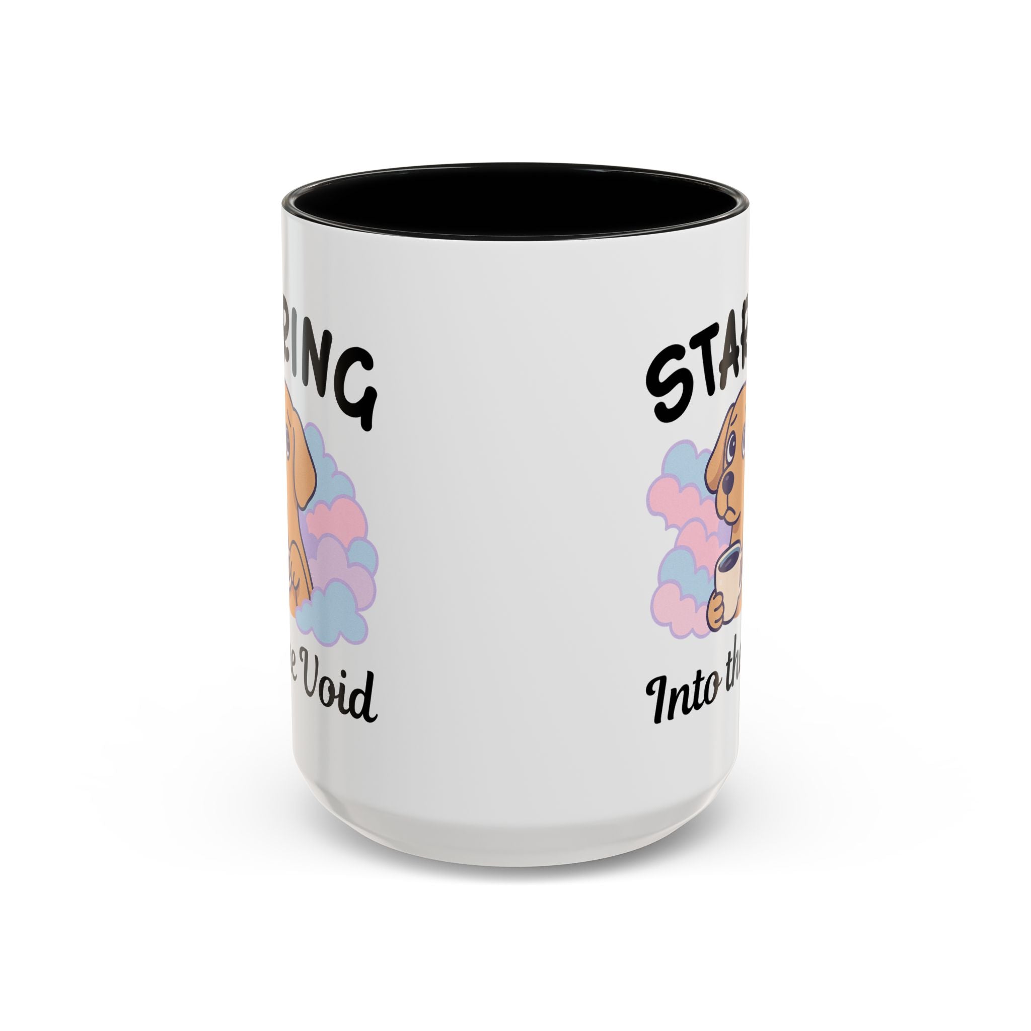 Cute Dog Coffee Mug for Animal Lovers, Staring Into the Void, Fun Gift for Pet Owners, Coffee Lovers, Cute Kitchen Decor