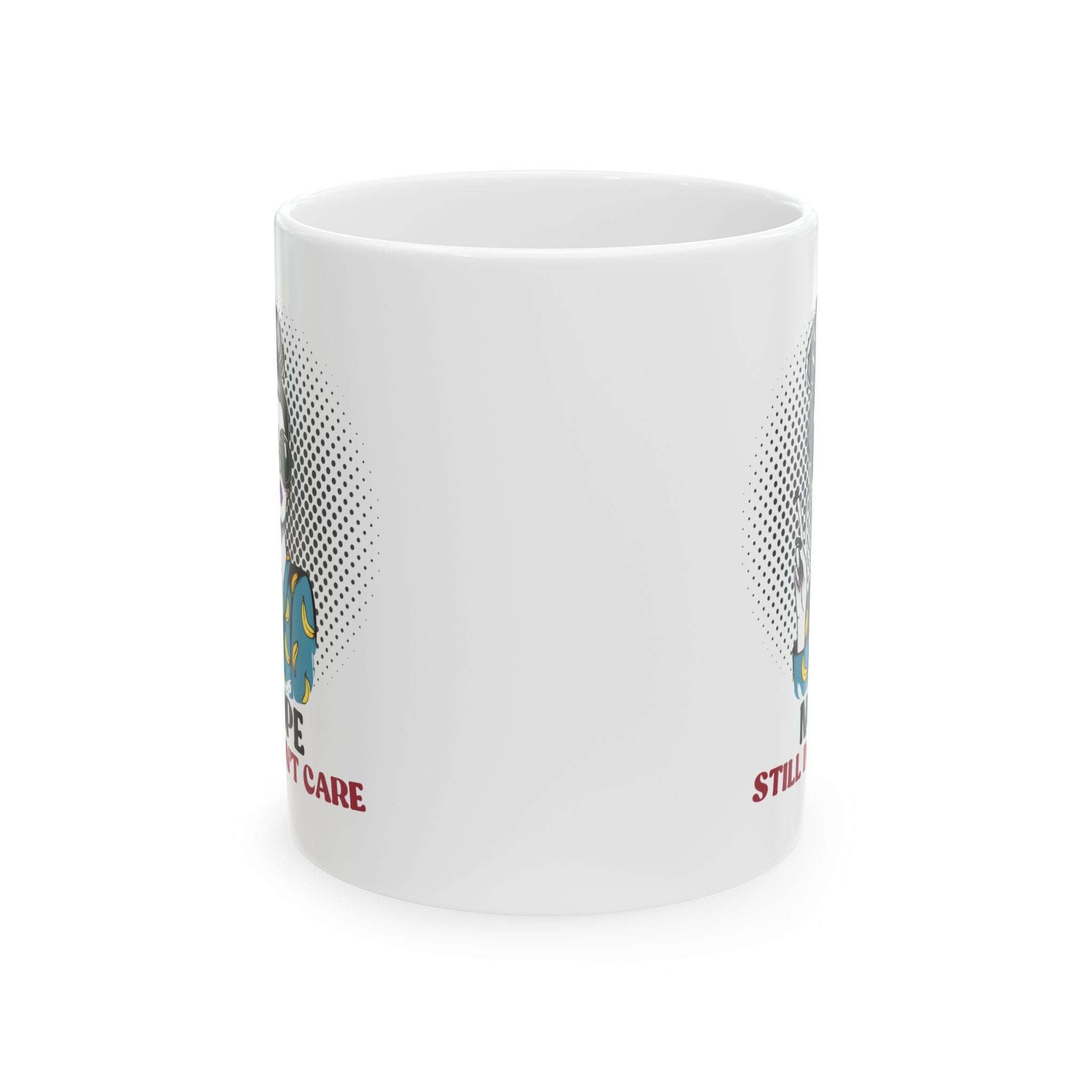 Funny Motivational don't care coffee Mug, Joke Cup, Gift for  Home Office Drinkware, Humorous Coffee Mug, Still Don't Care