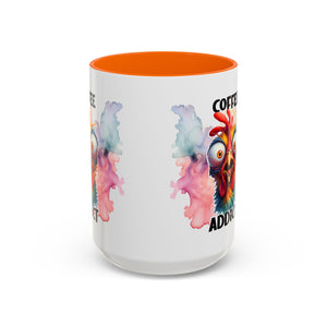 Coffee Addict Mug, Funny Coffee Lover Gift, Unique Kitchen Decor, Quirky Morning Brew Cup, Perfect for Birthdays & Holidays