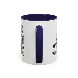 Funny Accent Coffee Mug for Sarcastic Coffee Lovers - "I'm Not Responsible for What My Face Does When You Talk"