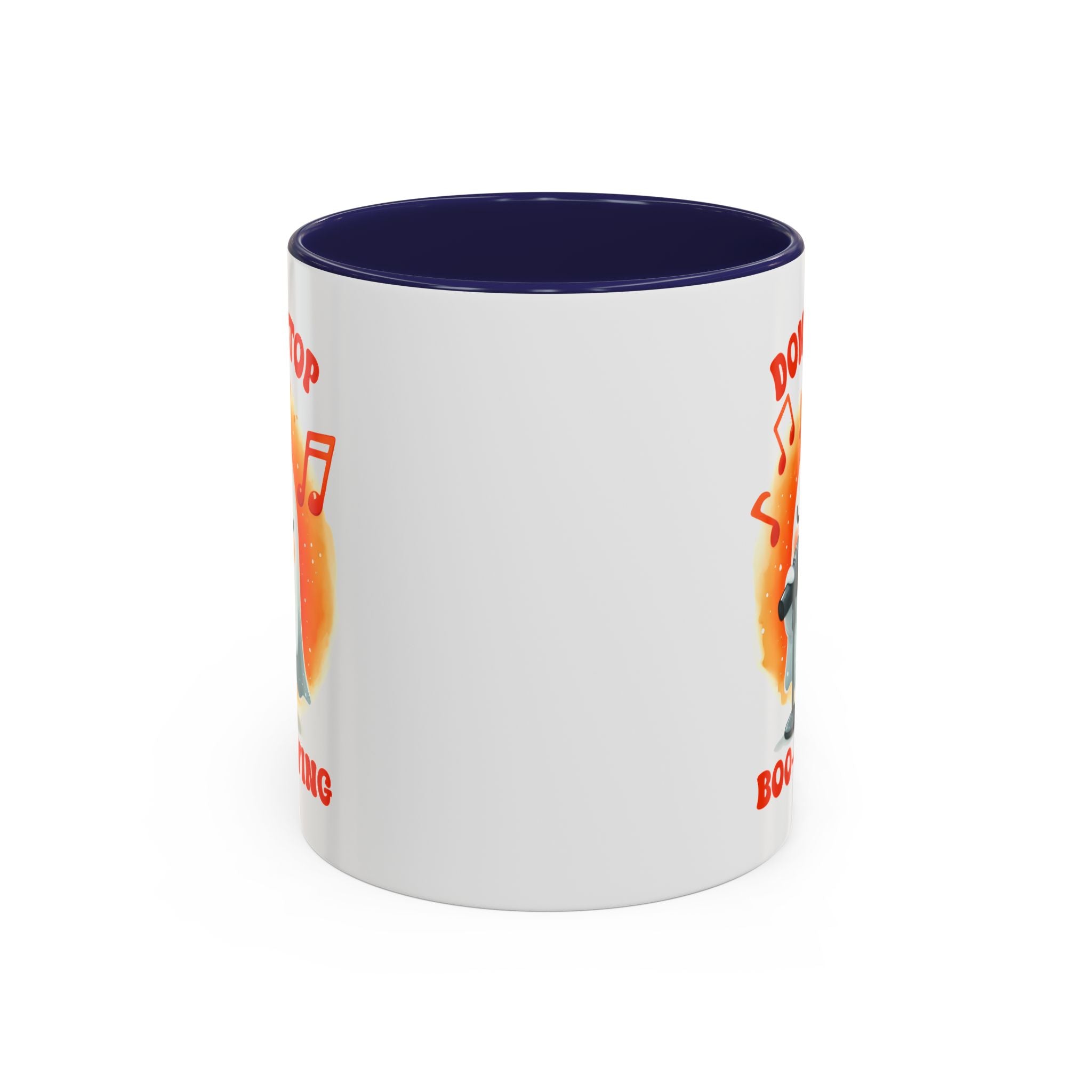 Ghost Coffee Mug, Perfect for Halloween, Fun Gift for Kids & Adults, Don't Stop Boo-lieving Mug, Caffeinated Spirits