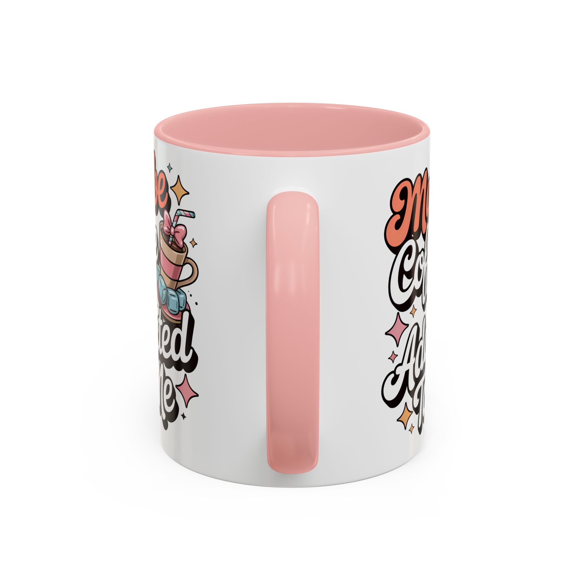 Coffee Addict Accent Mug - Fun Design for Coffee Lovers