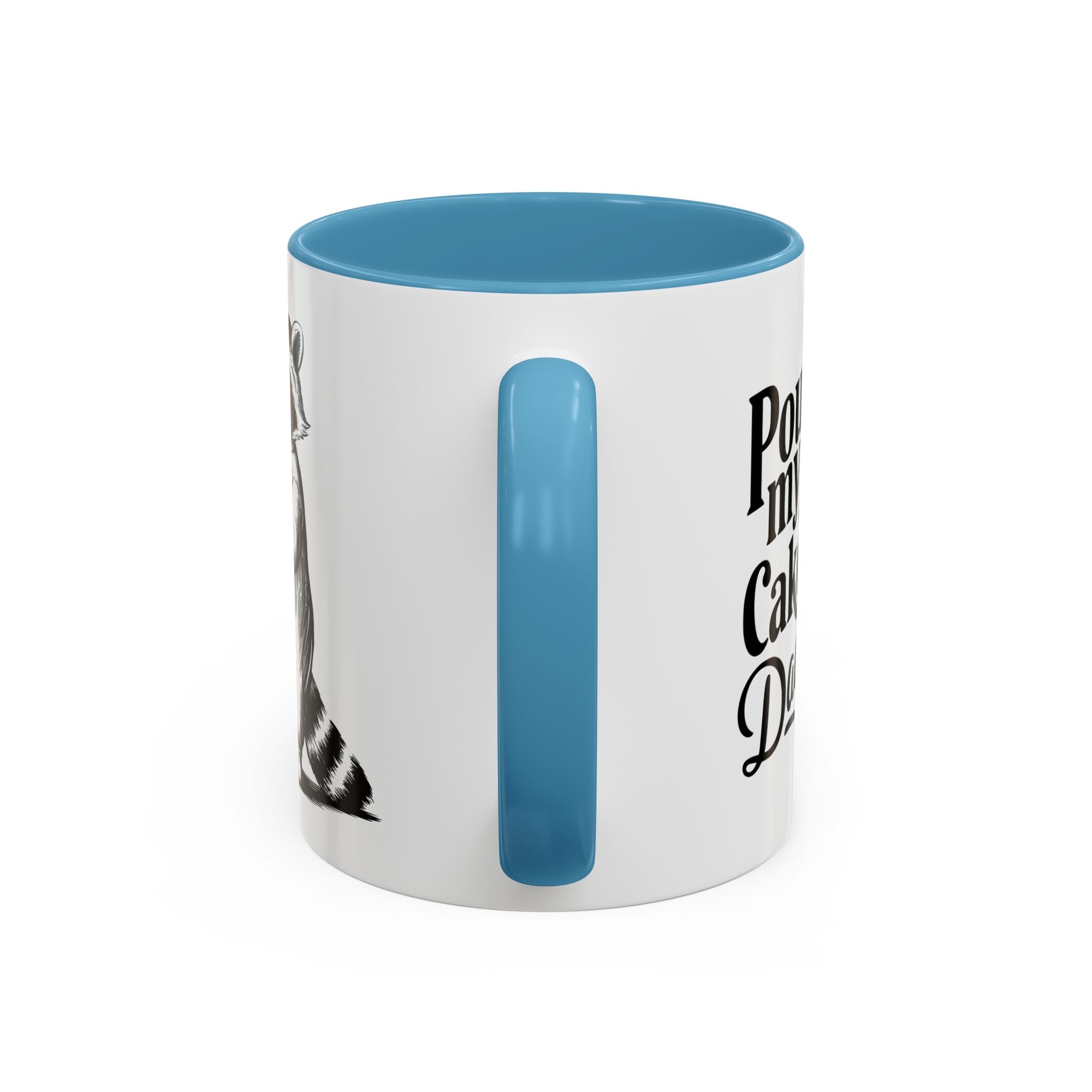 Funny Raccoon Coffee Mug - "Pound My Cake Daddy" adult sex humor