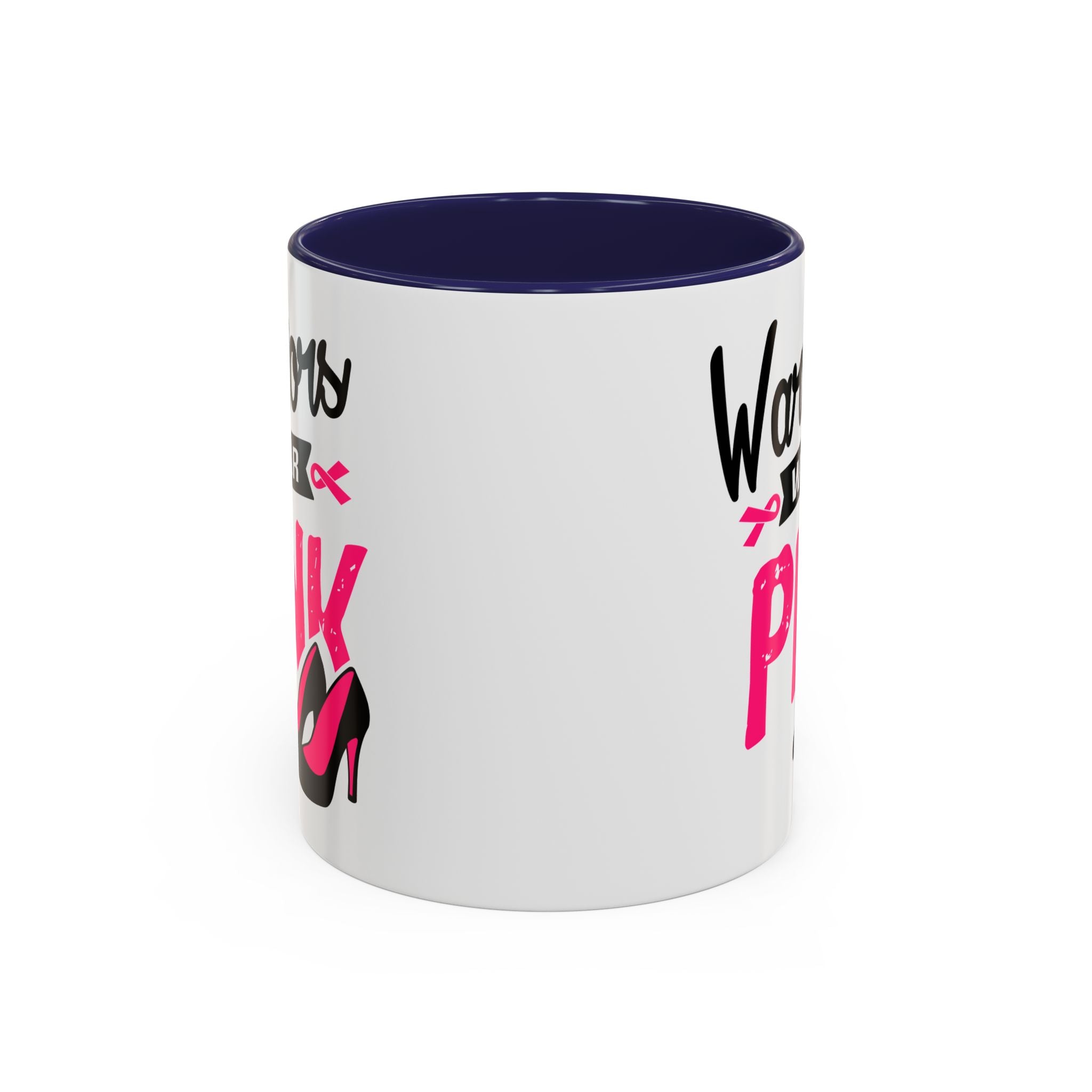 Breast Cancer Awareness Coffee Mug, Inspirational Gift, Warrior Mug, Pink Ribbon Awareness, Supportive Beverage Cup