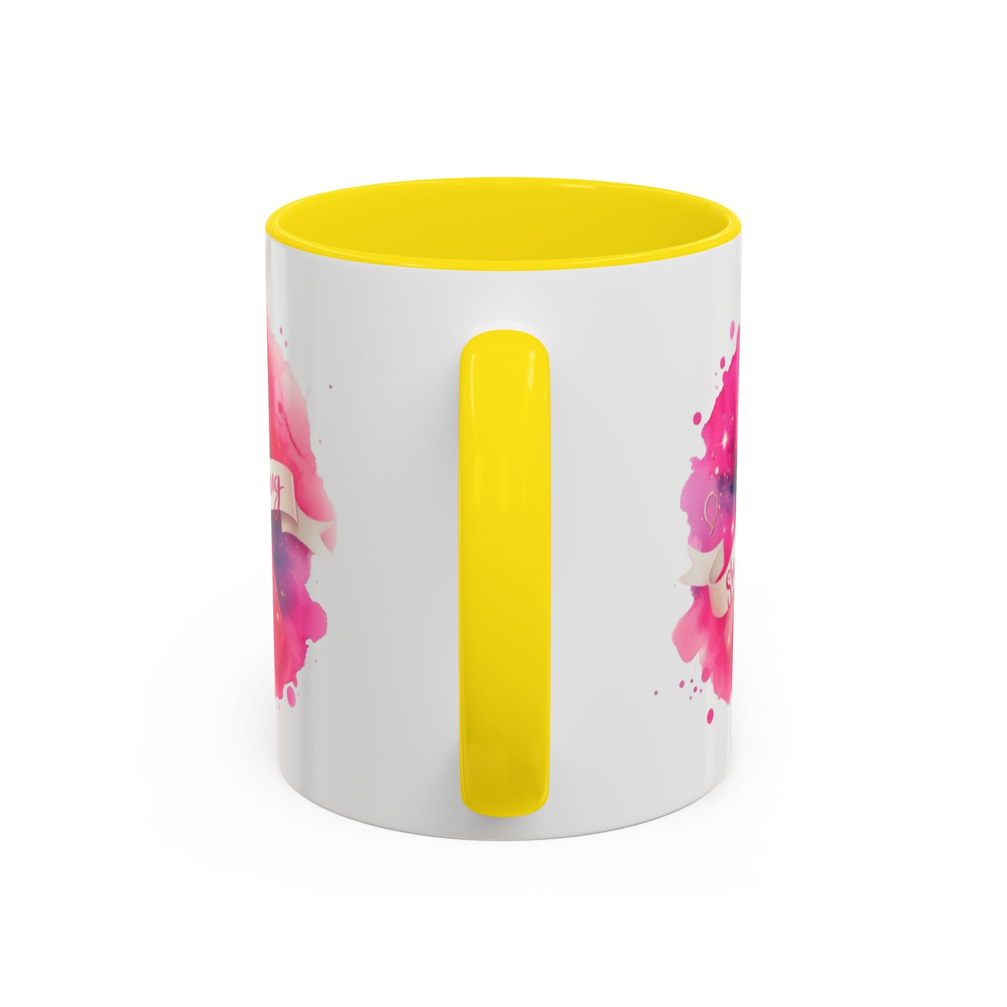 Empowering Pink Ribbon Coffee Mug | She is Strong | Gift for Cancer Awareness, Inspirational Drinkware, Office Mug, Motivational [...]