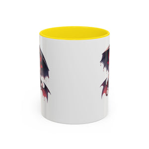 Gothic vampire girl  horror art Accent Coffee Mug (11, 15oz)