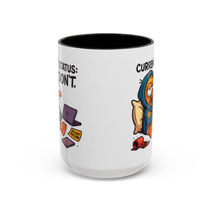Chill Vibes Coffee Mug, Perfect for Lazy Days, Gift for Homebodies, Quirky Coffee Lover, Fun Desk Accessory, Work from Home Essentials