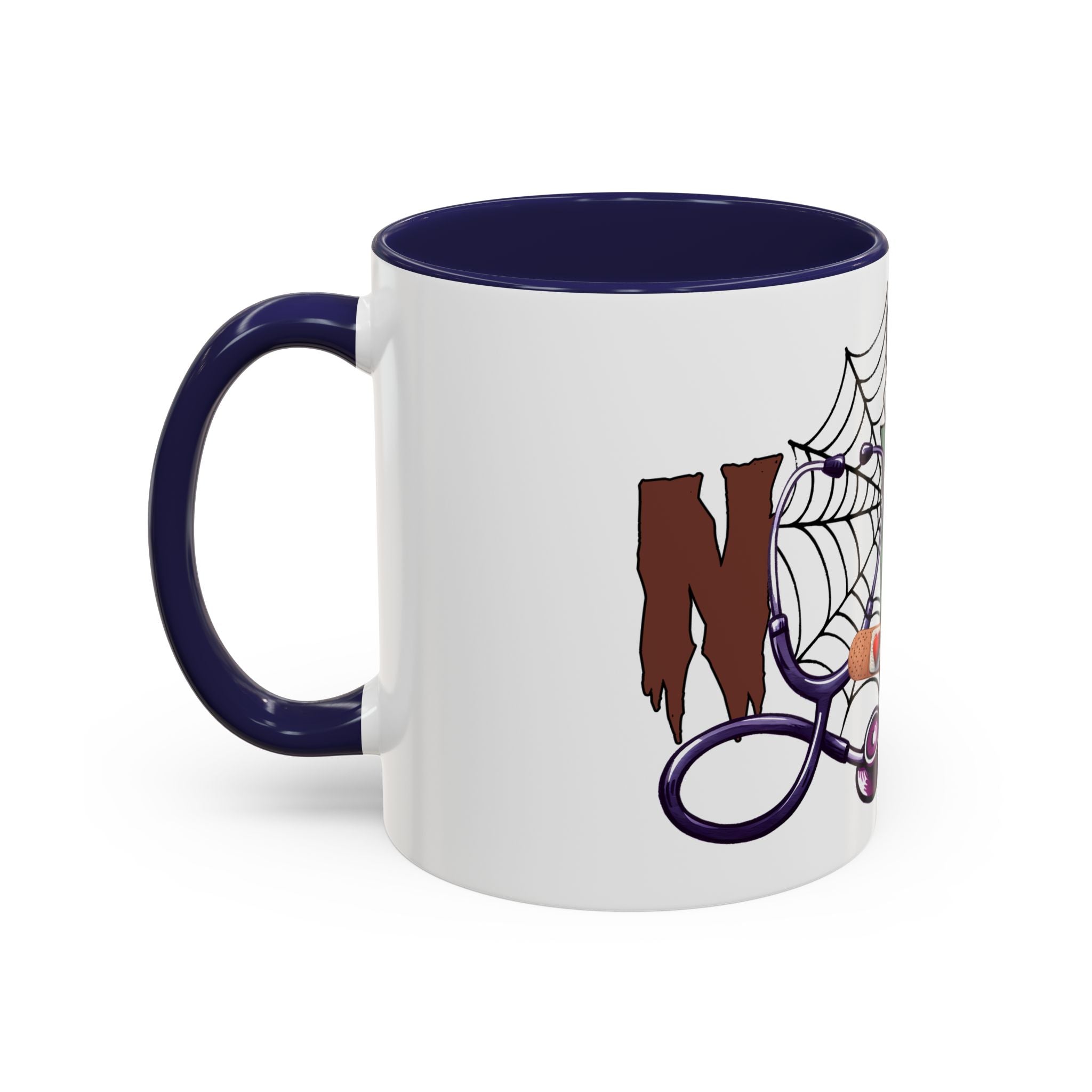 halloween nurse Accent Coffee Mug (11, 15oz) spooky