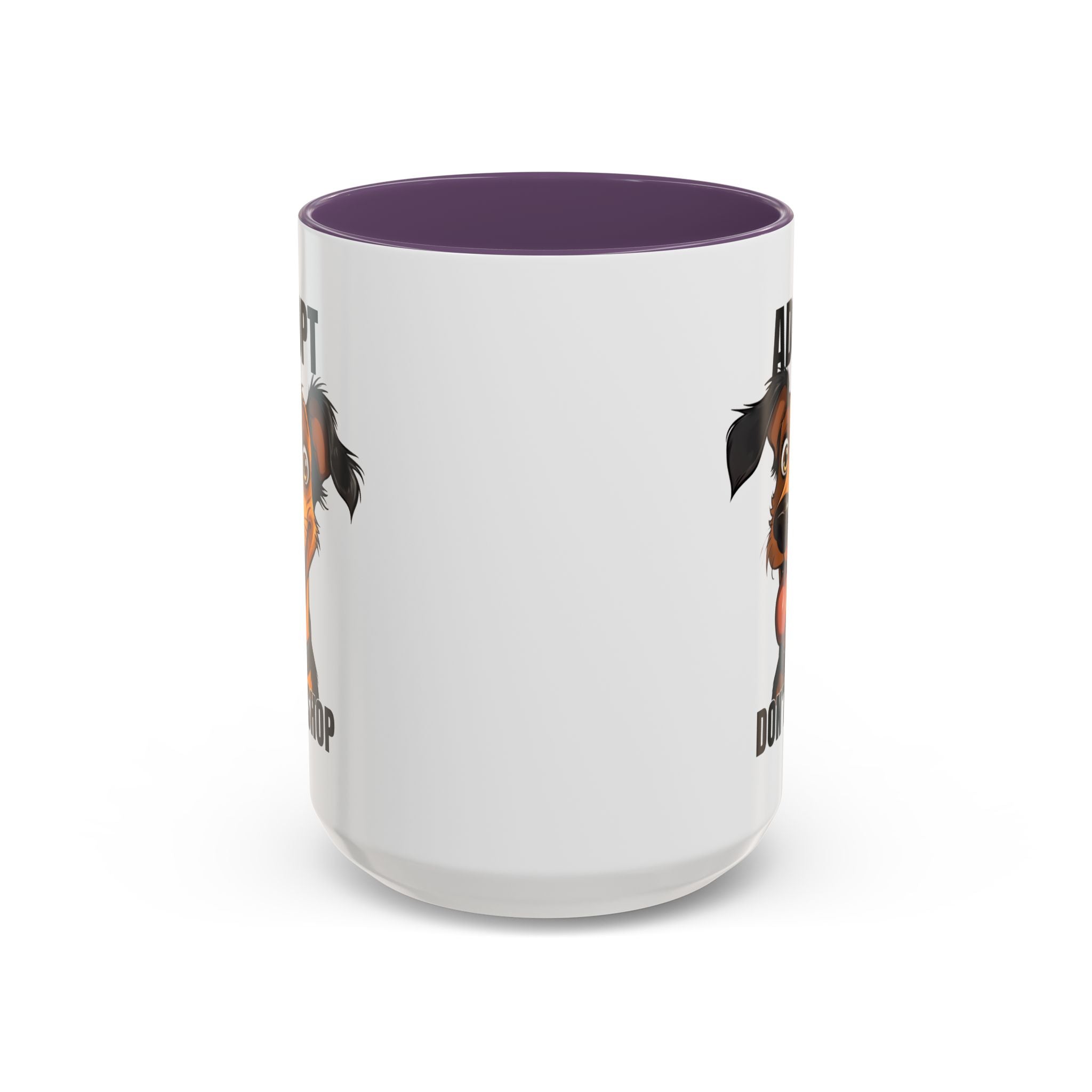 Adopt Don't Shop Coffee Mug - Dog Lovers Gift, Cute Pet Mug, Animal Rescue, Personalized Pet Owner Coffee Cup,  Dog Art