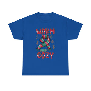 christmas warm and cozy Unisex Heavy Cotton Tee men women