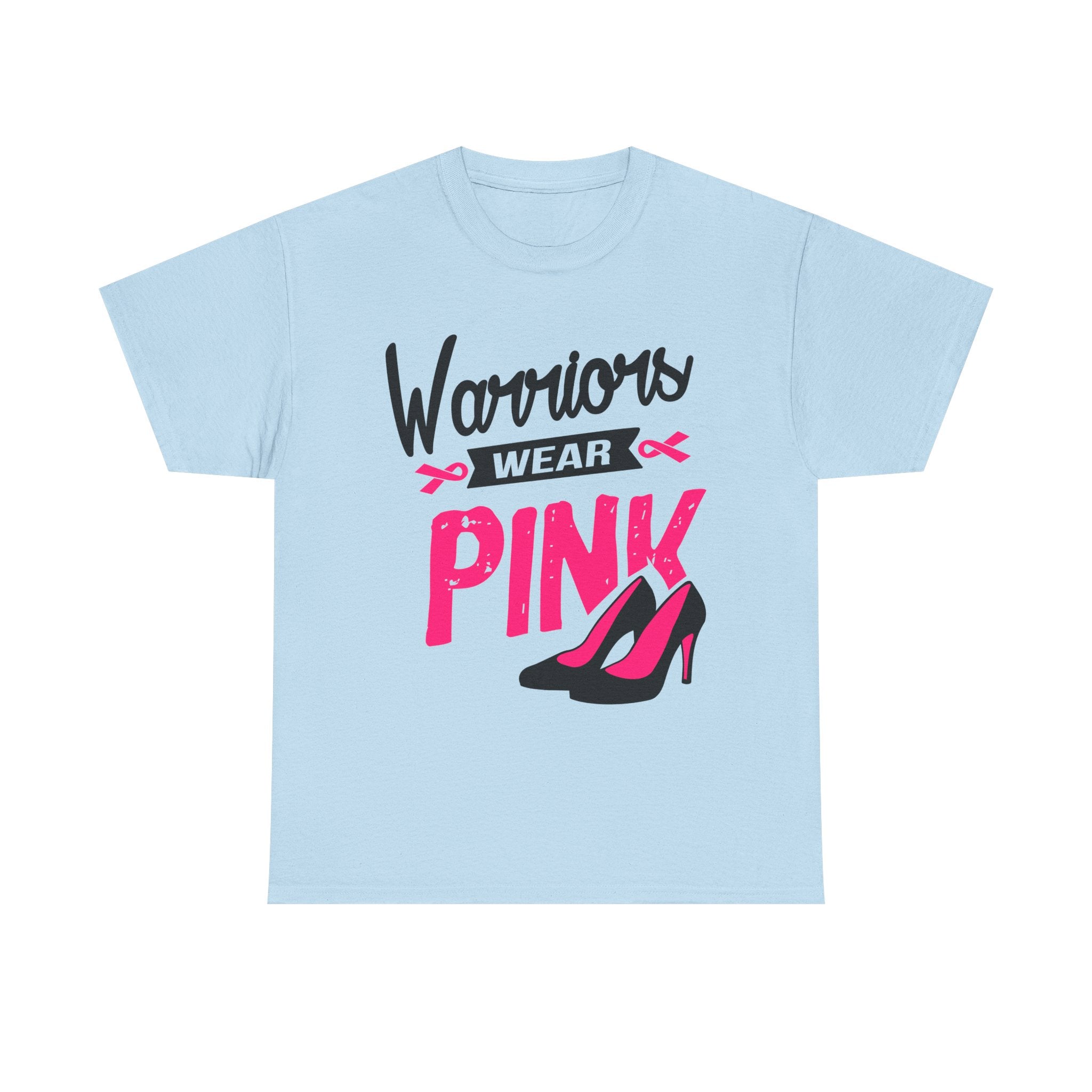 Warriors Wear Pink T-Shirt | Support Breast Cancer Awareness, Gift for Survivors, Inspirational Tee, Unisex Cotton Shirt