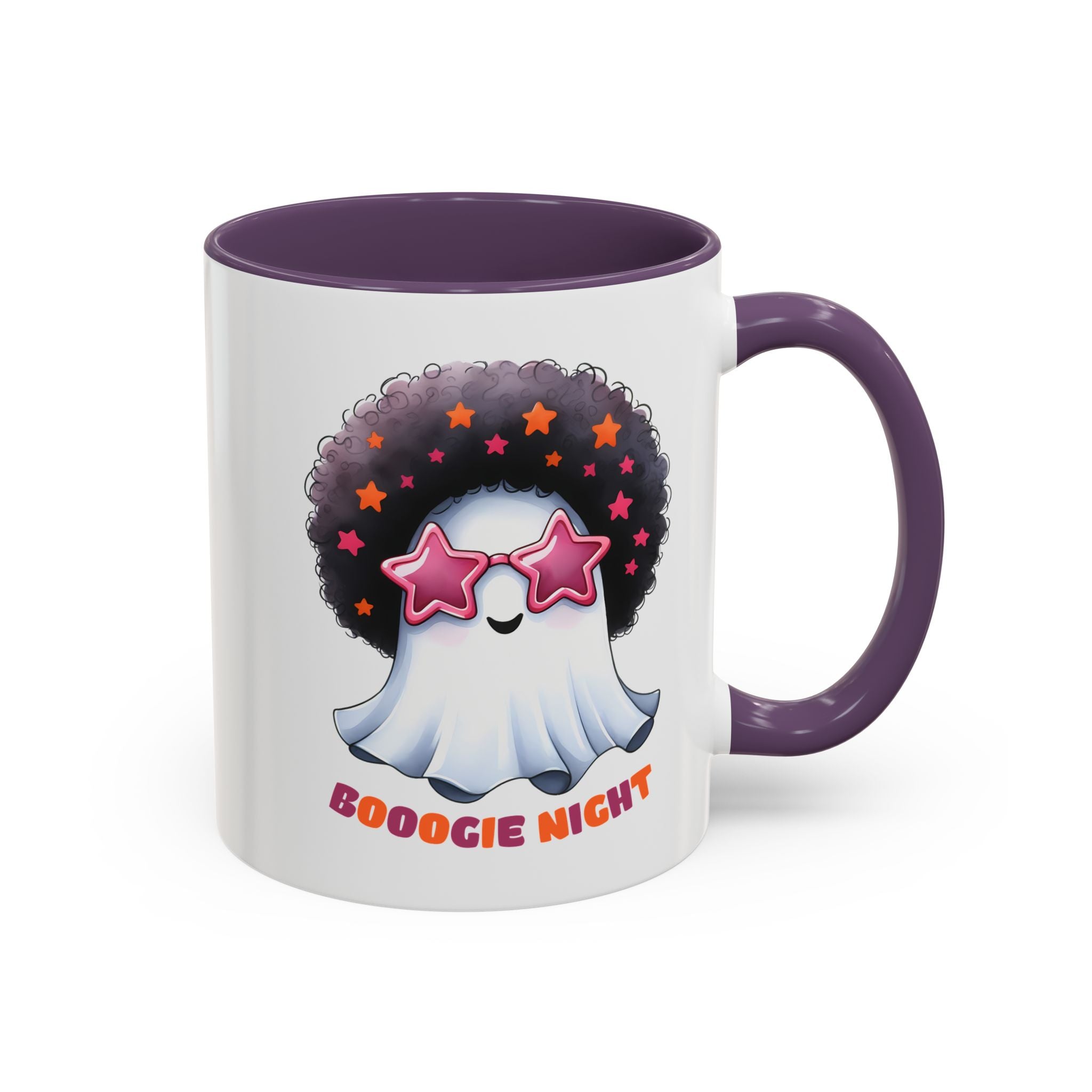 Groovy Ghost Coffee Mug - Fun, Whimsical Mug for Halloween, Parties, Gift for Friends, Unique Home Decor, Boogie Night