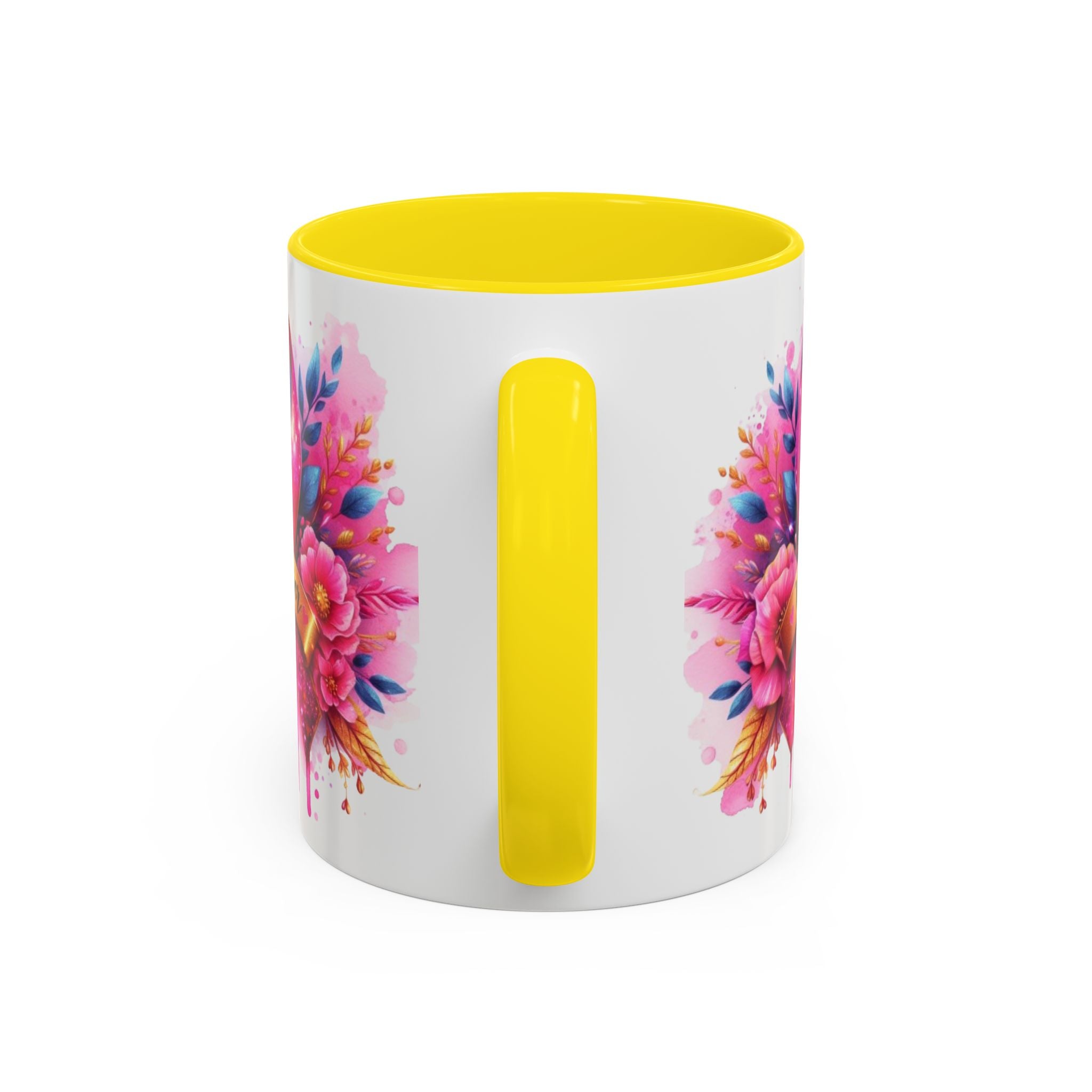Inspirational Warrior Coffee Mug - Floral Design, Encouragement Gift, Cancer Awareness, Motivational Cup, Supportive Drinkware