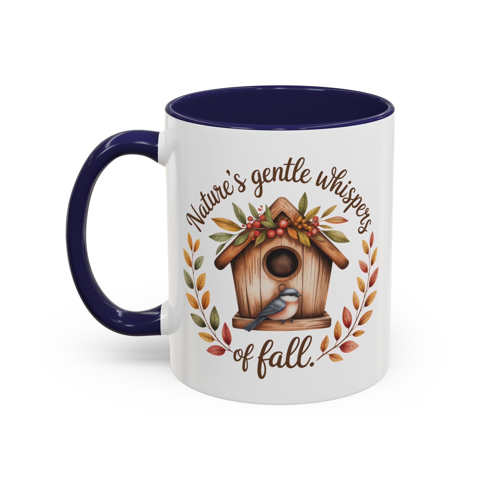 Nature's Gentle Whispers Fall Coffee Mug nature lovers cup