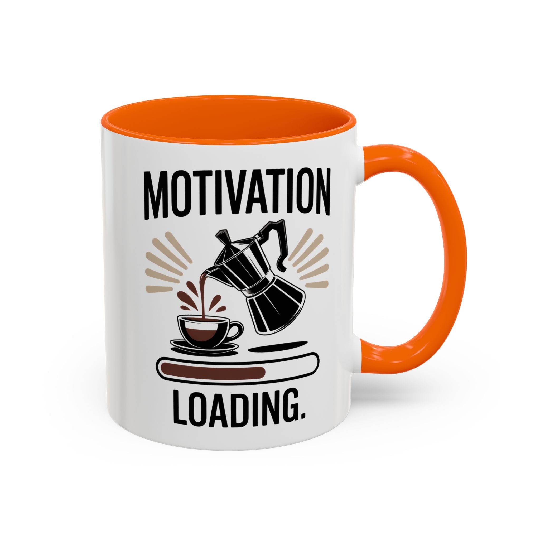 Motivation Loading Coffee Mug - Stylish 11oz & 15oz Accent Mug for Coffee Lovers