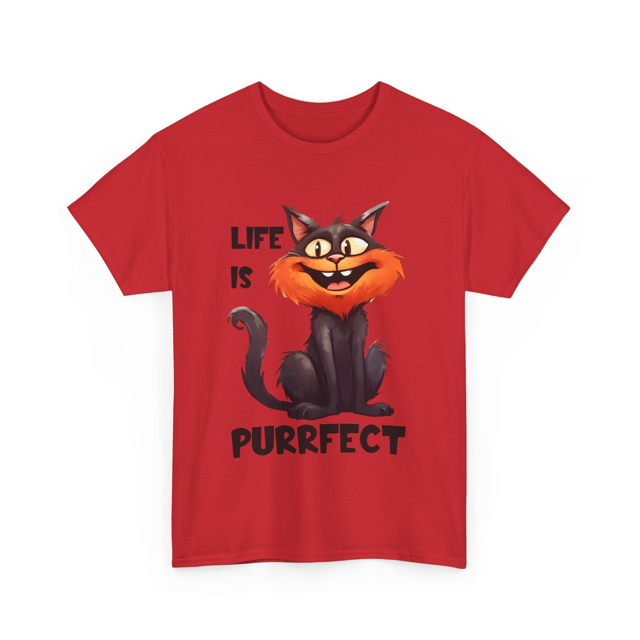 Purrfect Cat Tee, Cute Cat Lover Shirt, Fun Unisex Cotton Top, Gifts for Cat Owners, Funny Pet T-Shirt, Birthday Gift Idea