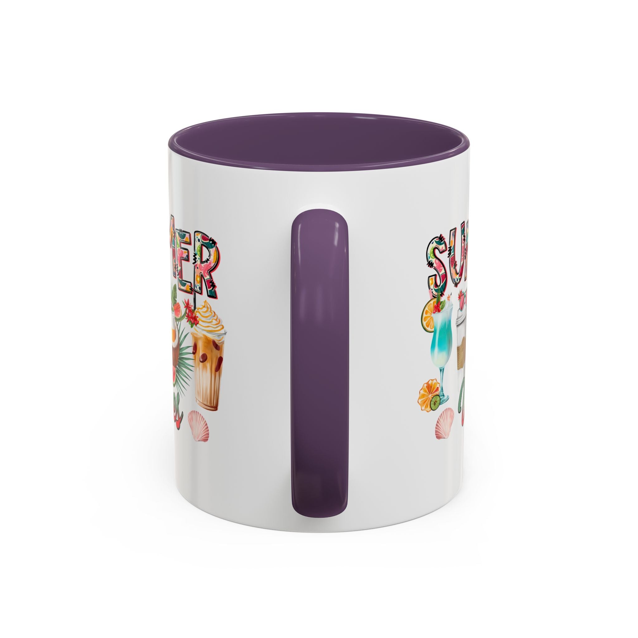 Summer Vibes Accent Coffee Mug - 11oz & 15oz - Perfect for Sunny Days & Celebrations