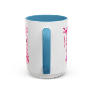 Pink Ribbon Duck Coffee Mug for Breast Cancer Awareness, Cute Gift for Her, Supportive Breast Cancer Mug, Unique Coffee Cup, Holiday Present