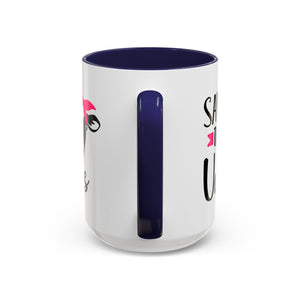 cancer awareness Cute Cow Mug - Save the Utters Coffee Cup, Gift for Animal Lovers,  Mug, Unique Birthday Gift