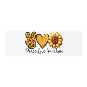 peace love sunshine Car Magnets