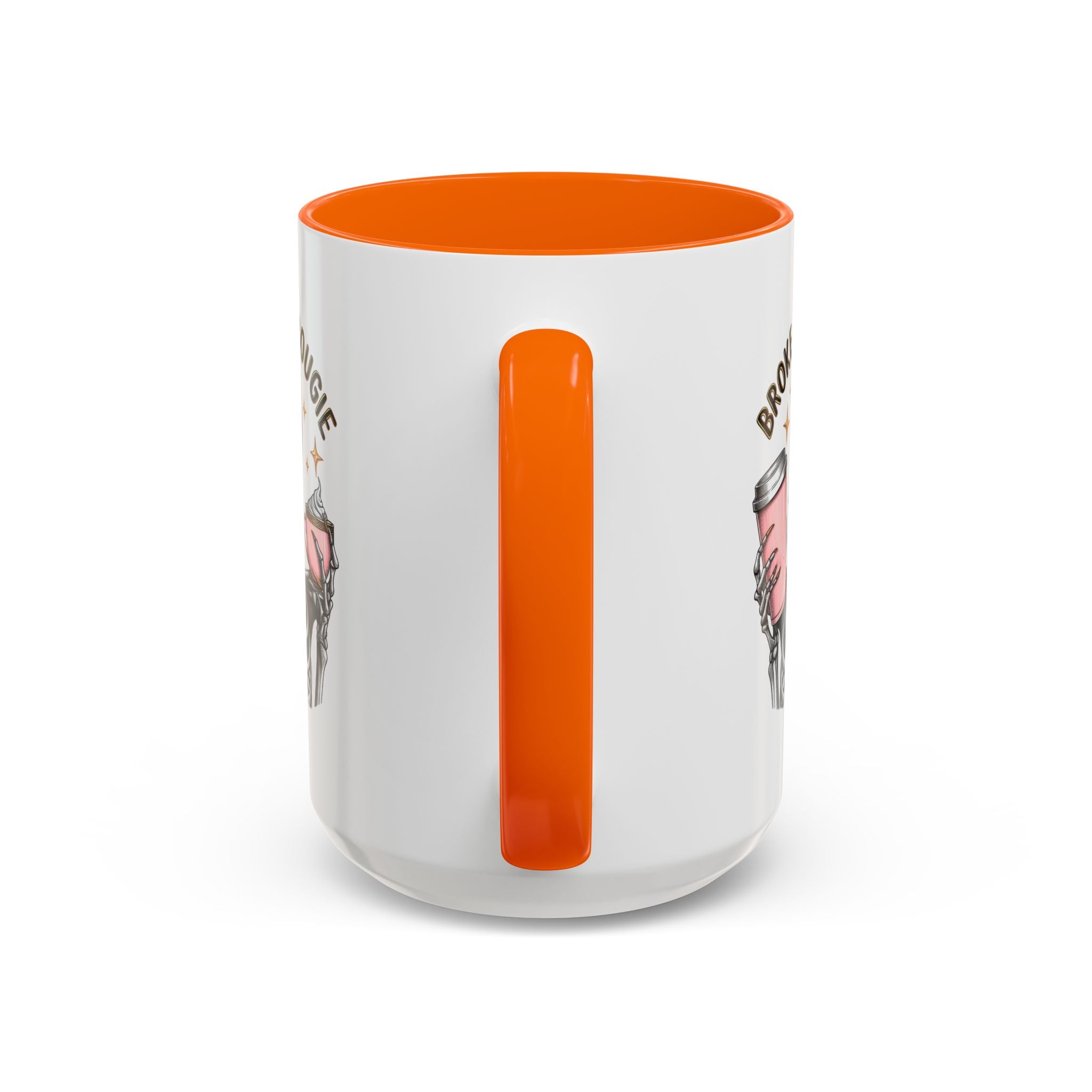 Broke and Bougie Coffee Mug, Skeleton Mug, Halloween Mug, Unique Gift for Coffee Lovers, Spooky Decor