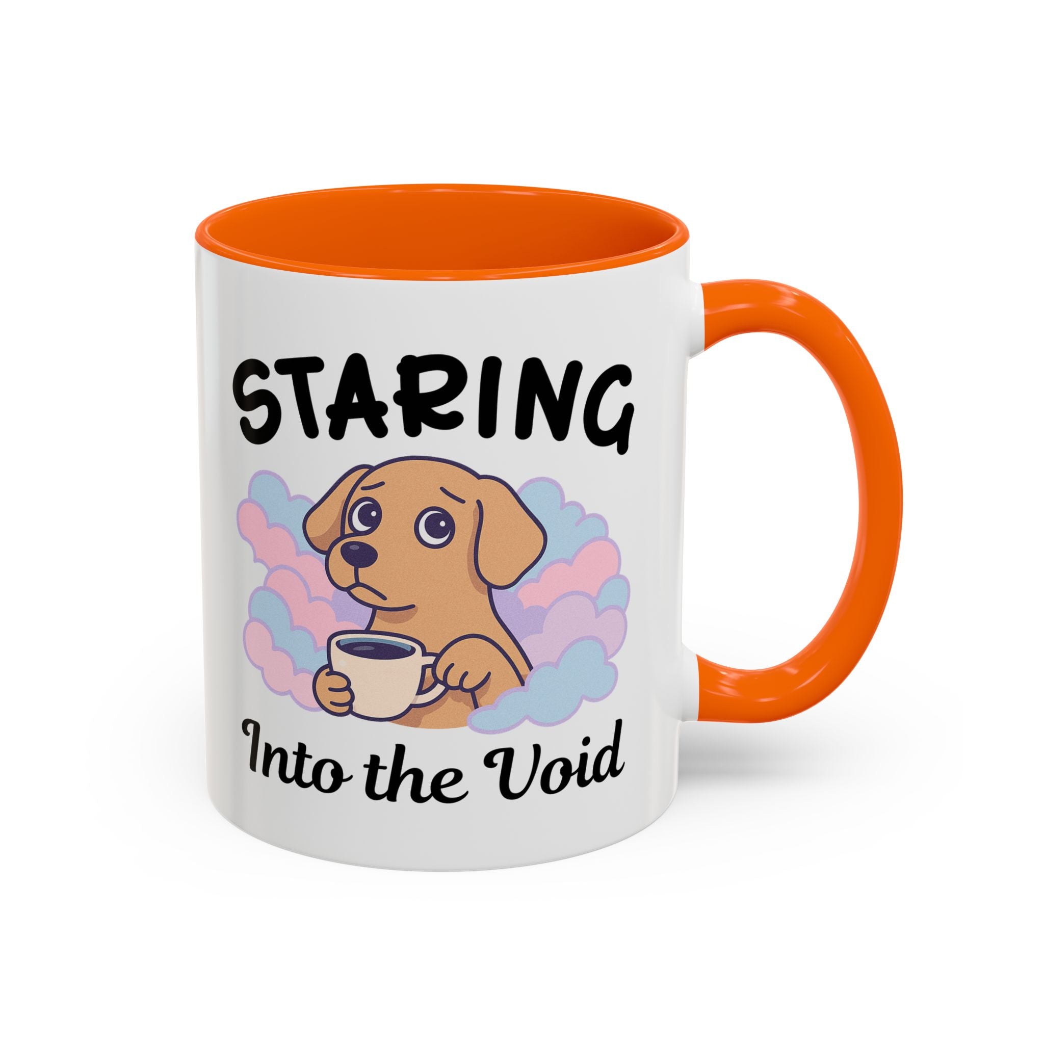 Cute Dog Coffee Mug for Animal Lovers, Staring Into the Void, Fun Gift for Pet Owners, Coffee Lovers, Cute Kitchen Decor