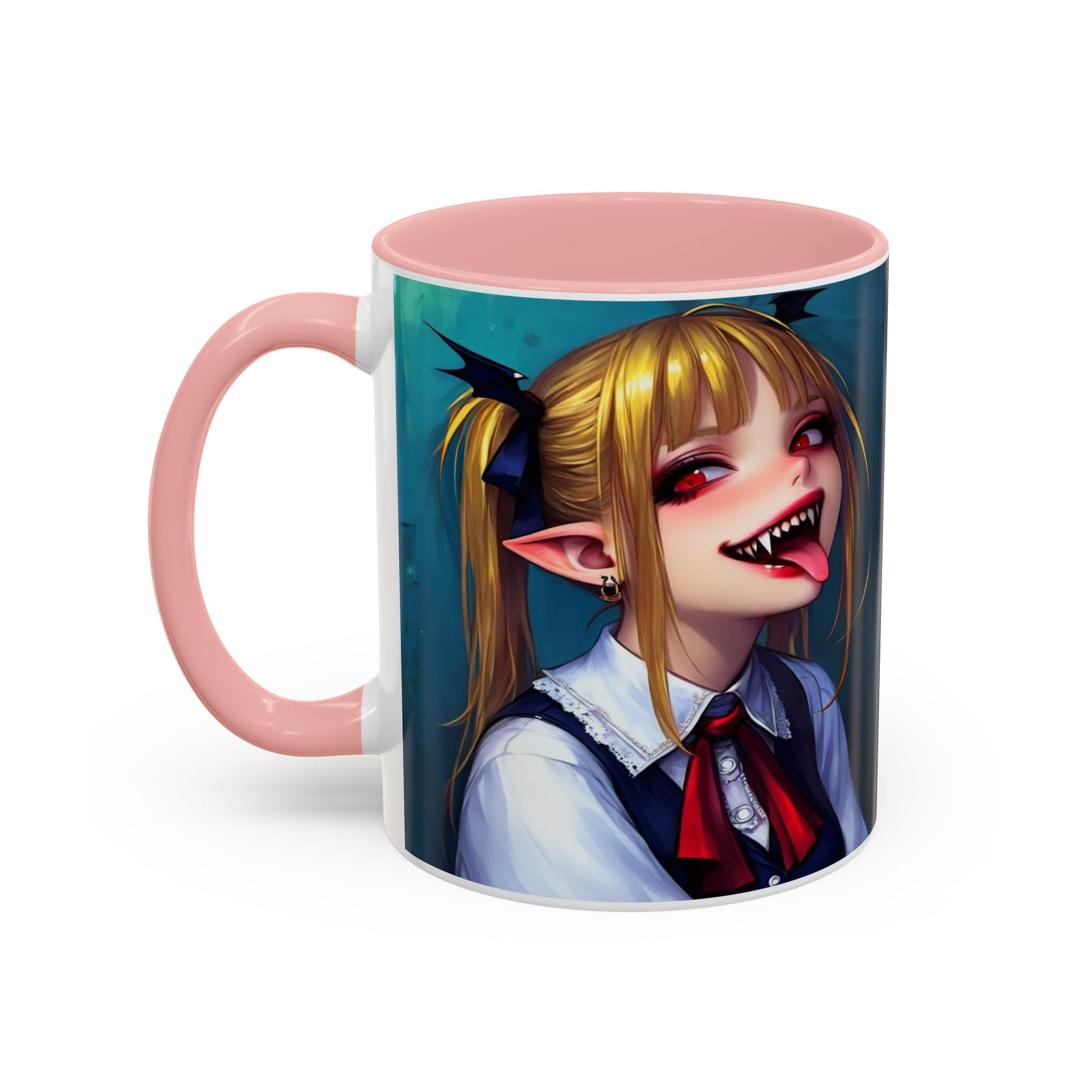 goth vampire girl Gothic Anime Coffee Mug with Edgy Design horror art