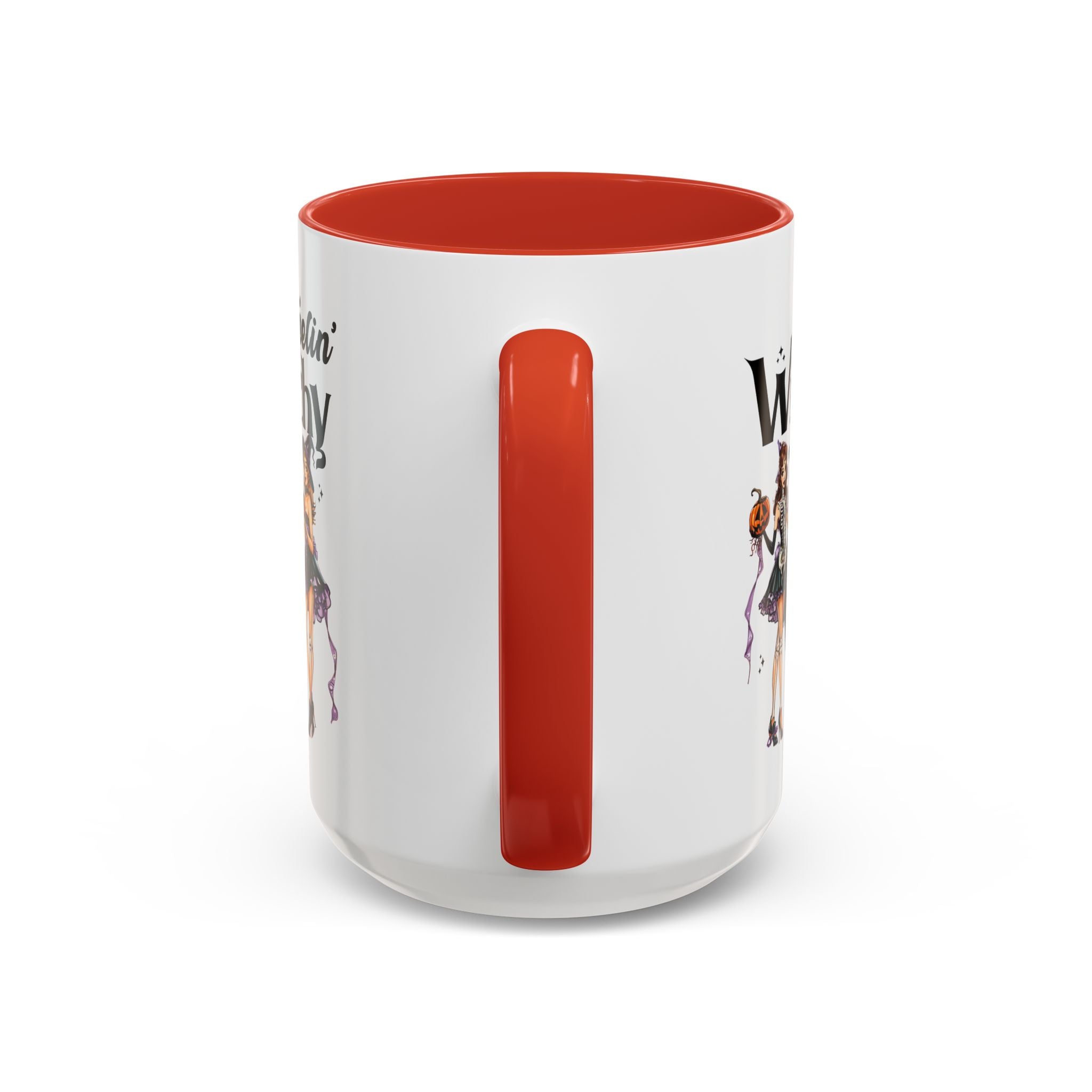 Witchy Accent Coffee Mug - Spooky Halloween Mug, Witchy Decor, Gift for Her, Fall Coffee Cup, Party Mug