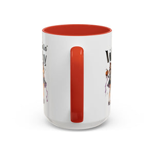 Witchy Accent Coffee Mug - Spooky Halloween Mug, Witchy Decor, Gift for Her, Fall Coffee Cup, Party Mug