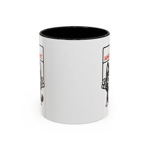 I do what I want funny cat Accent Coffee Mug (11, 15oz)