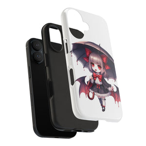 vampire girl horror art Tough Phone Cases
